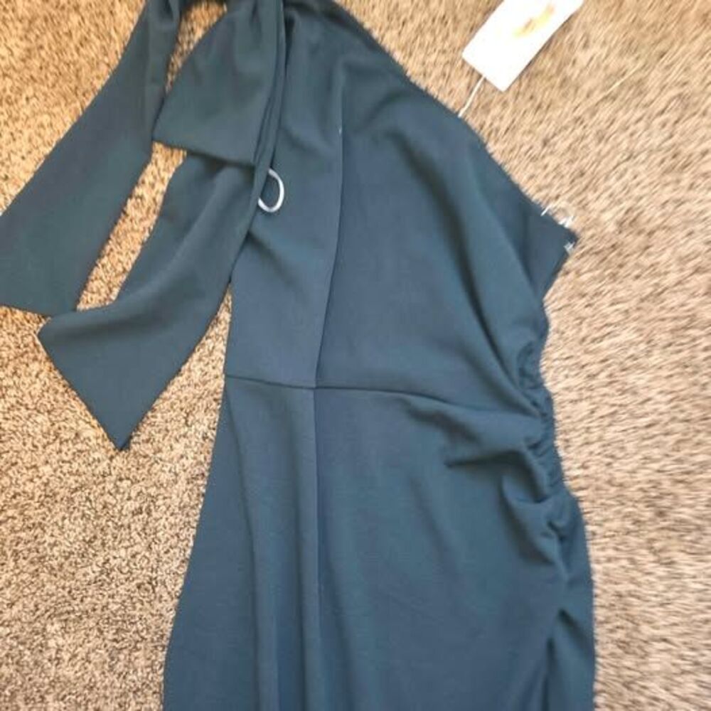 PrettyGarden One Shoulder Maxi Dress with Slit Size S - Picture 2 of 4